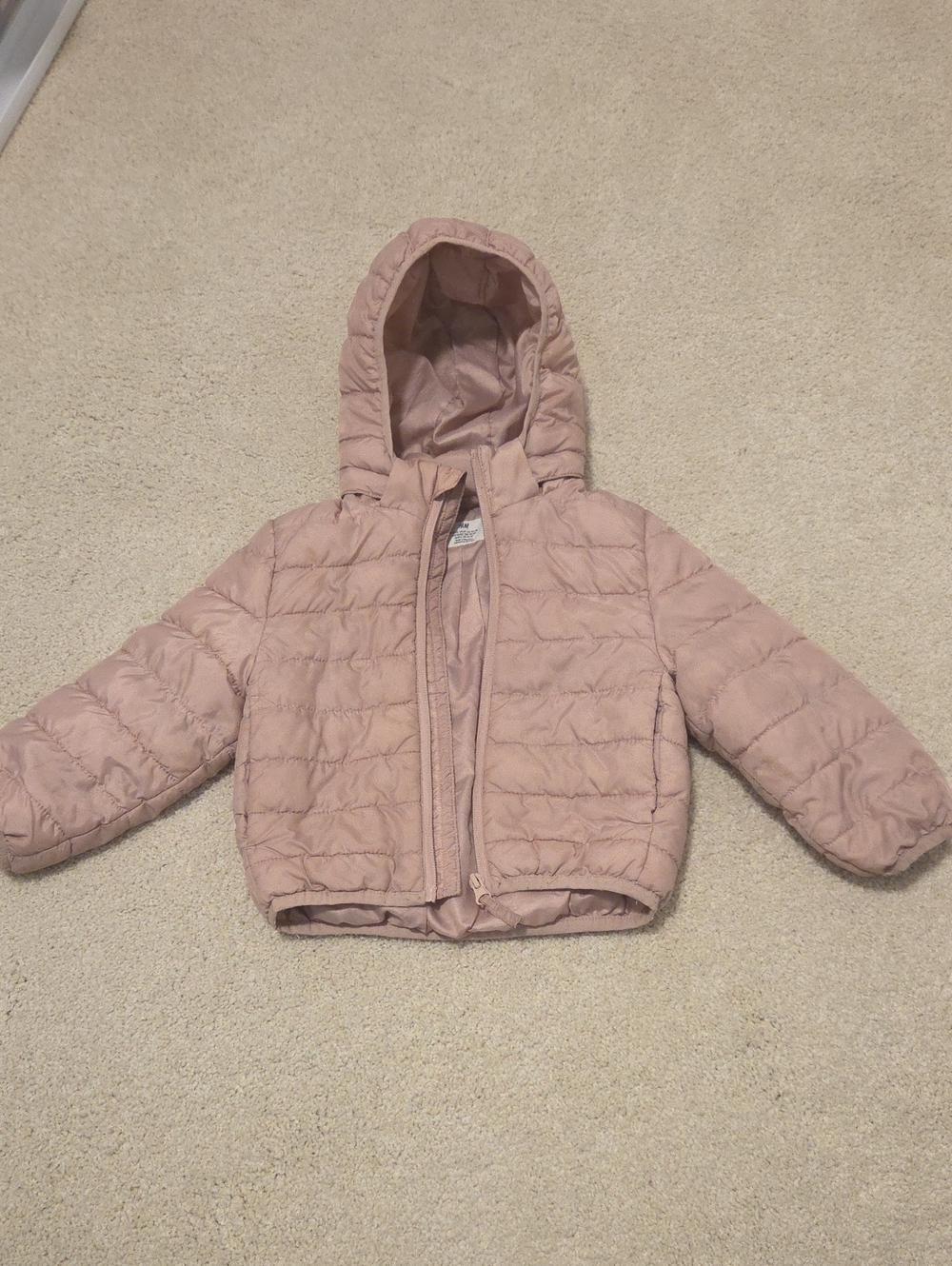 2T Lightweight Puffer Dusty Pink